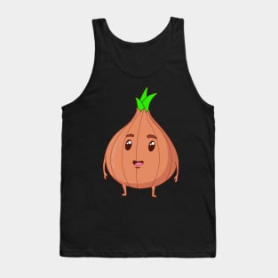 Cartoon onion Tank Top